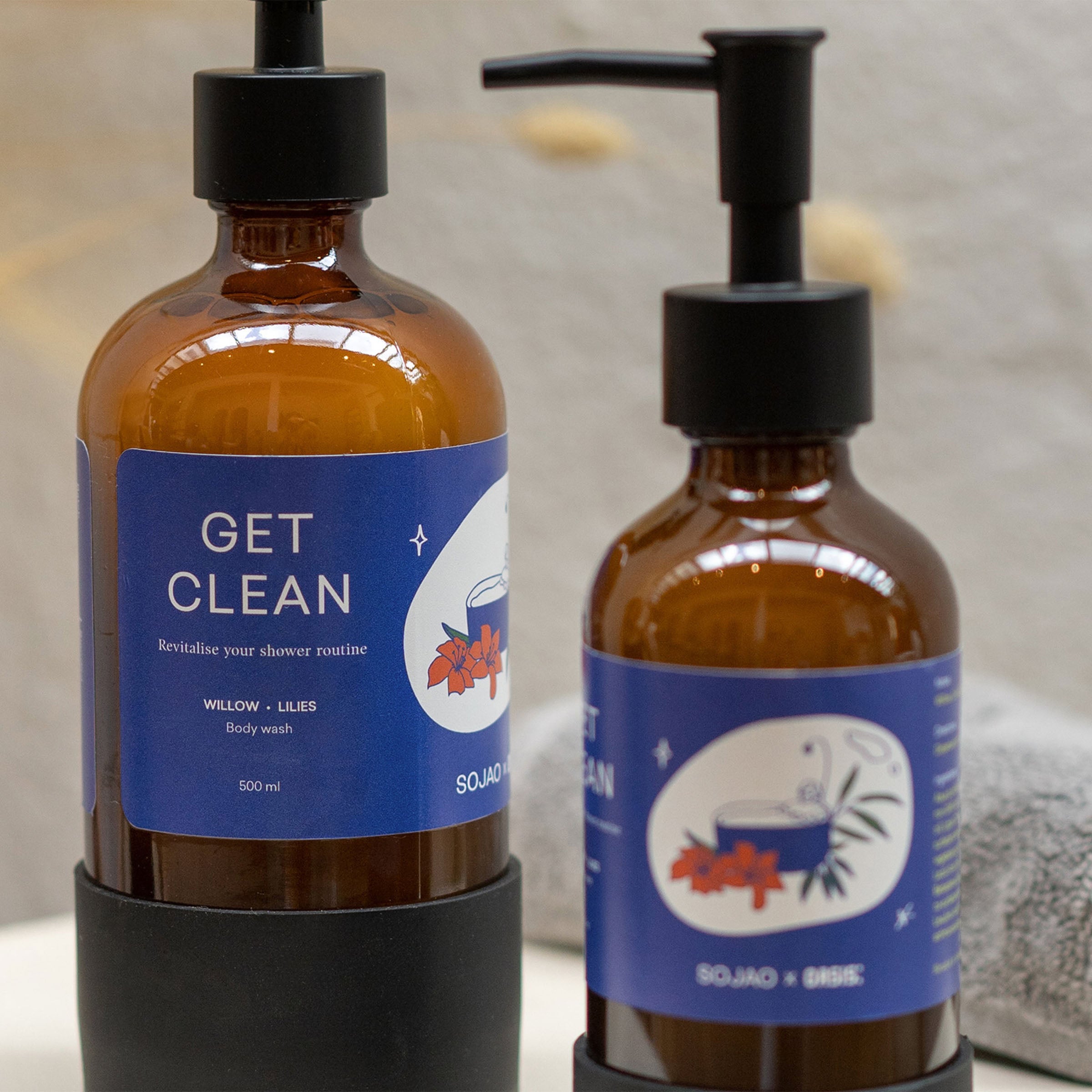 SOJAO x POSTCARD 'Get Clean' Shower Gel