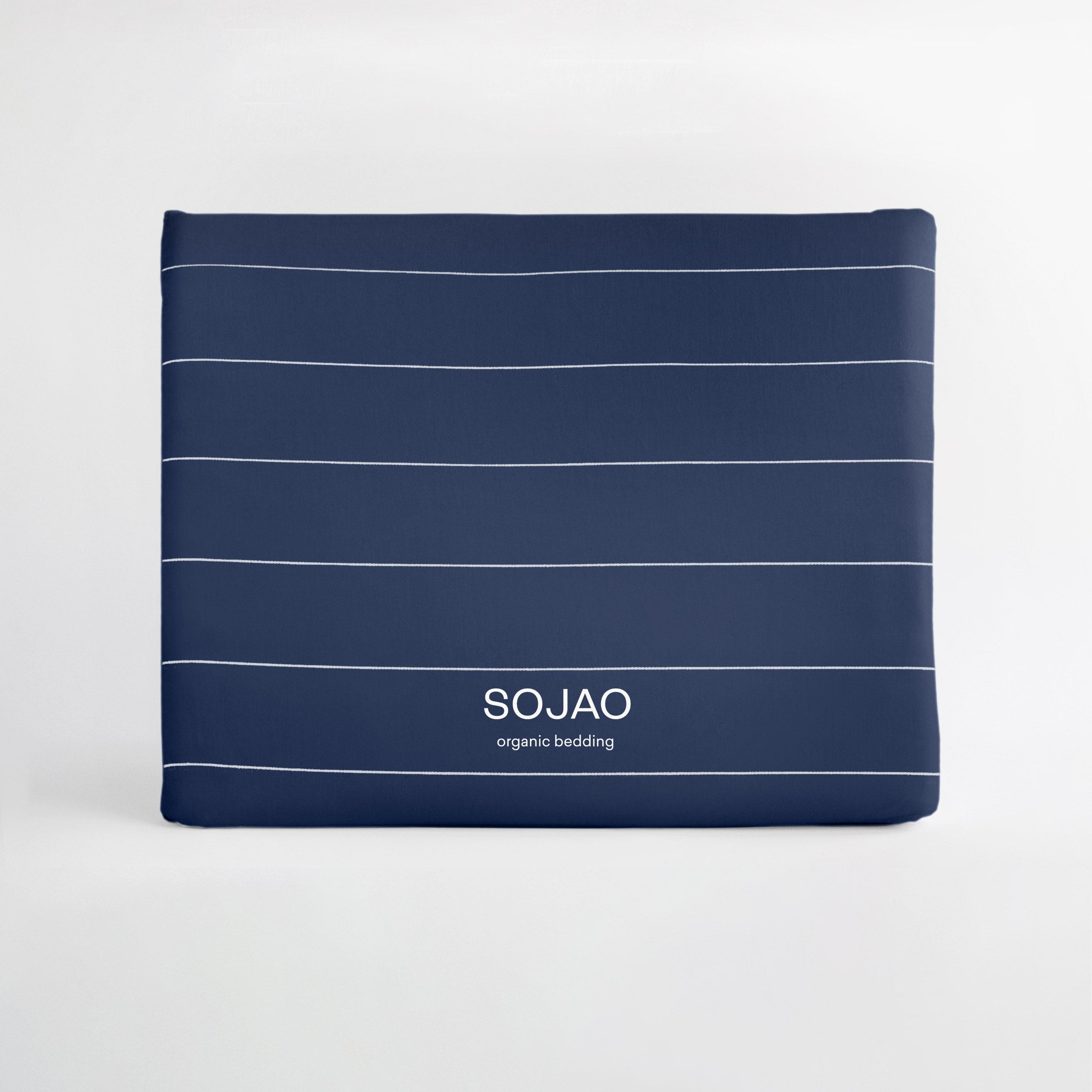Classic Navy Pinstripes Duvet Bundle Set