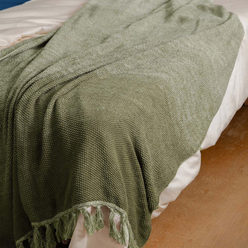 Fringed Ombre Throw