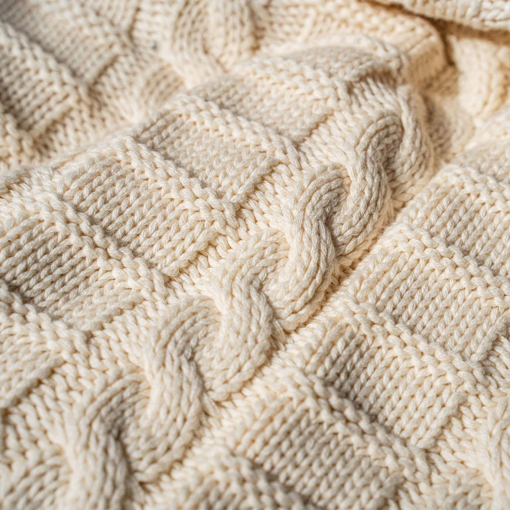 Cable Knit Throw