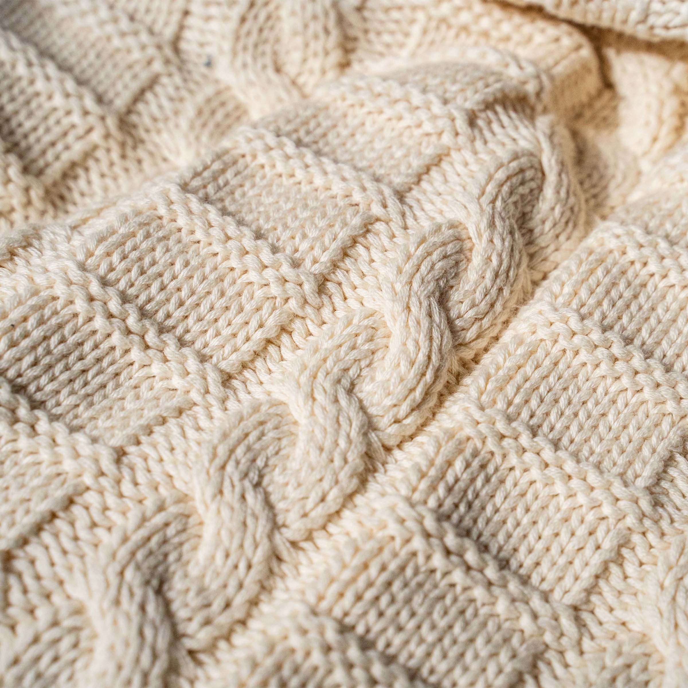 Cable Knit Throw