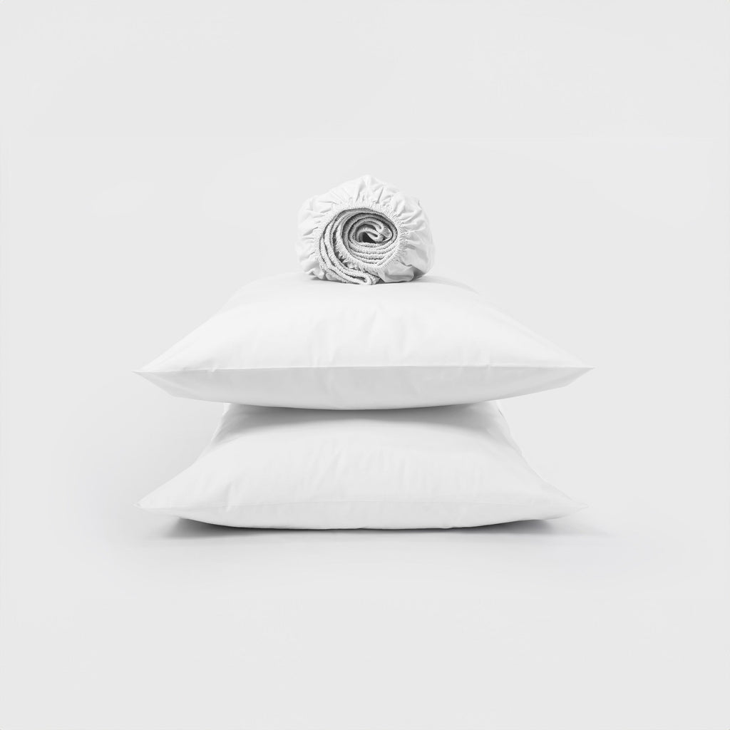 Classic White Fitted Sheet Set