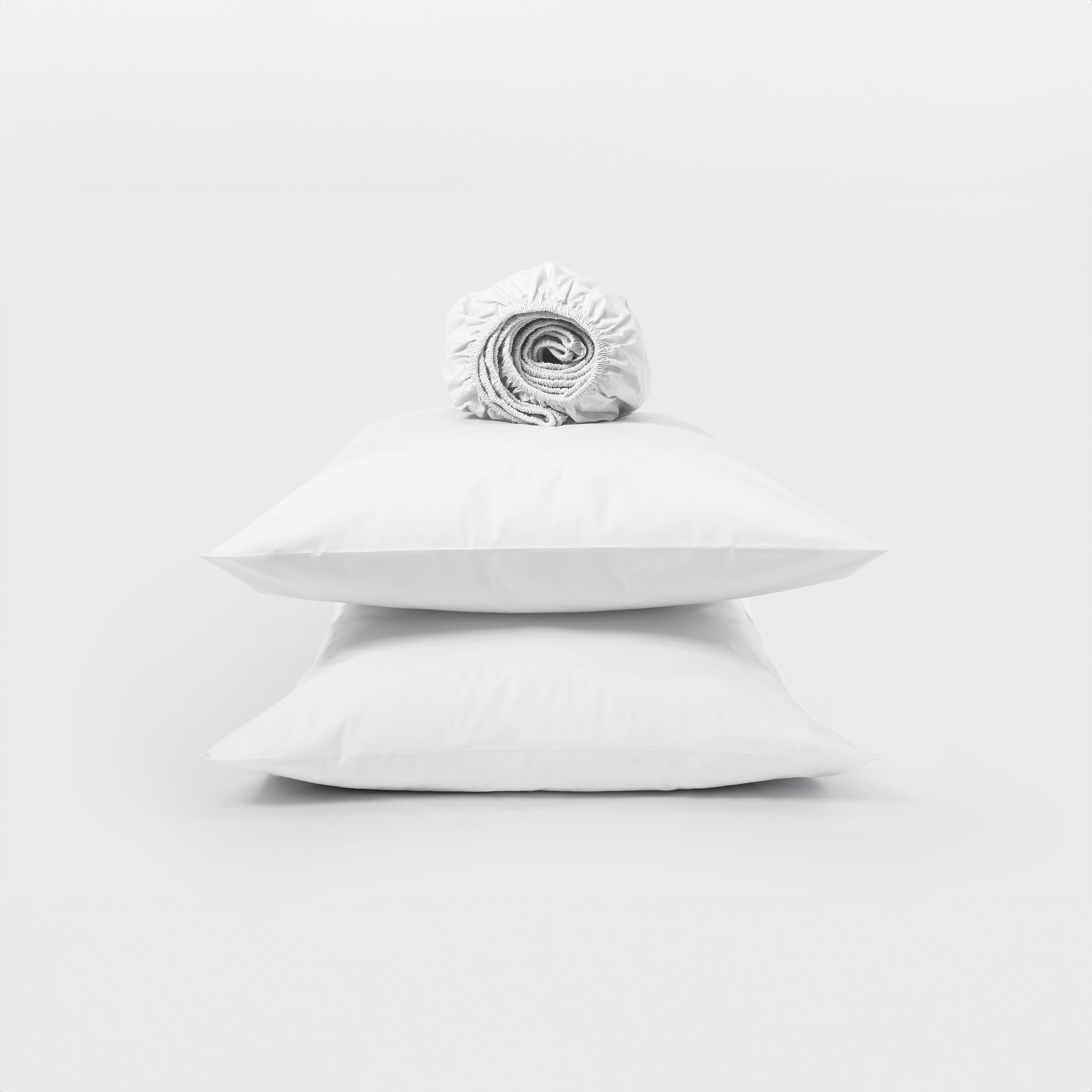 Crisp White Fitted Sheet Set