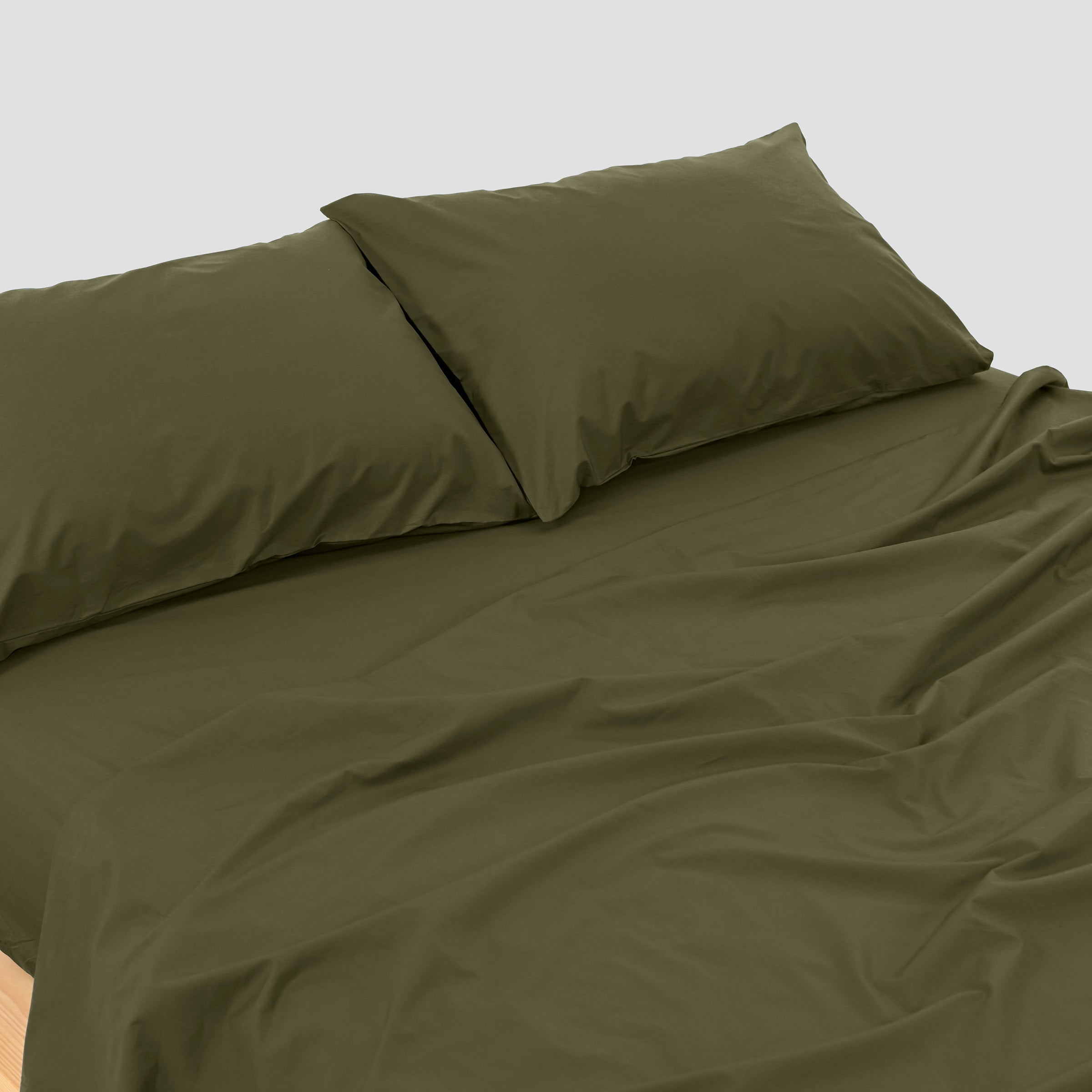 Crisp Olive Flat Sheet
