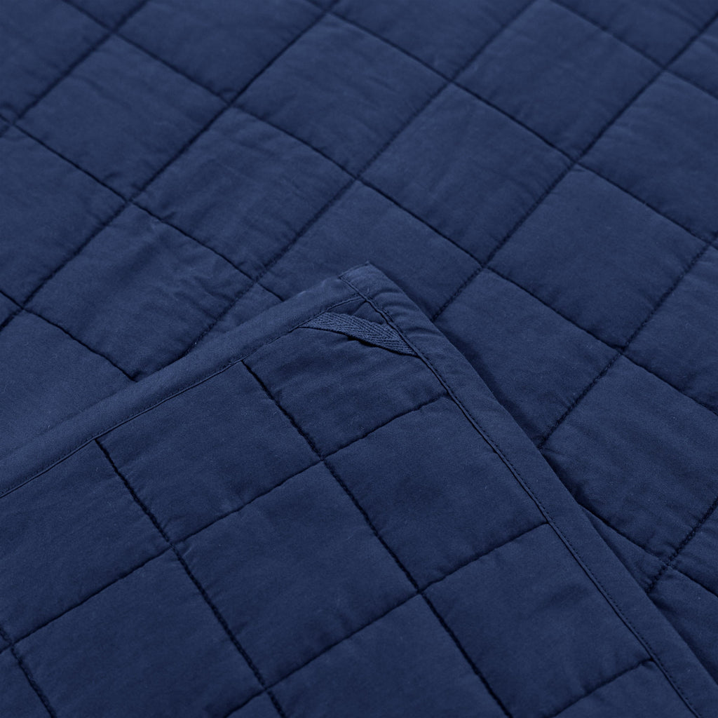 Classic Navy Organic Cotton Quilts