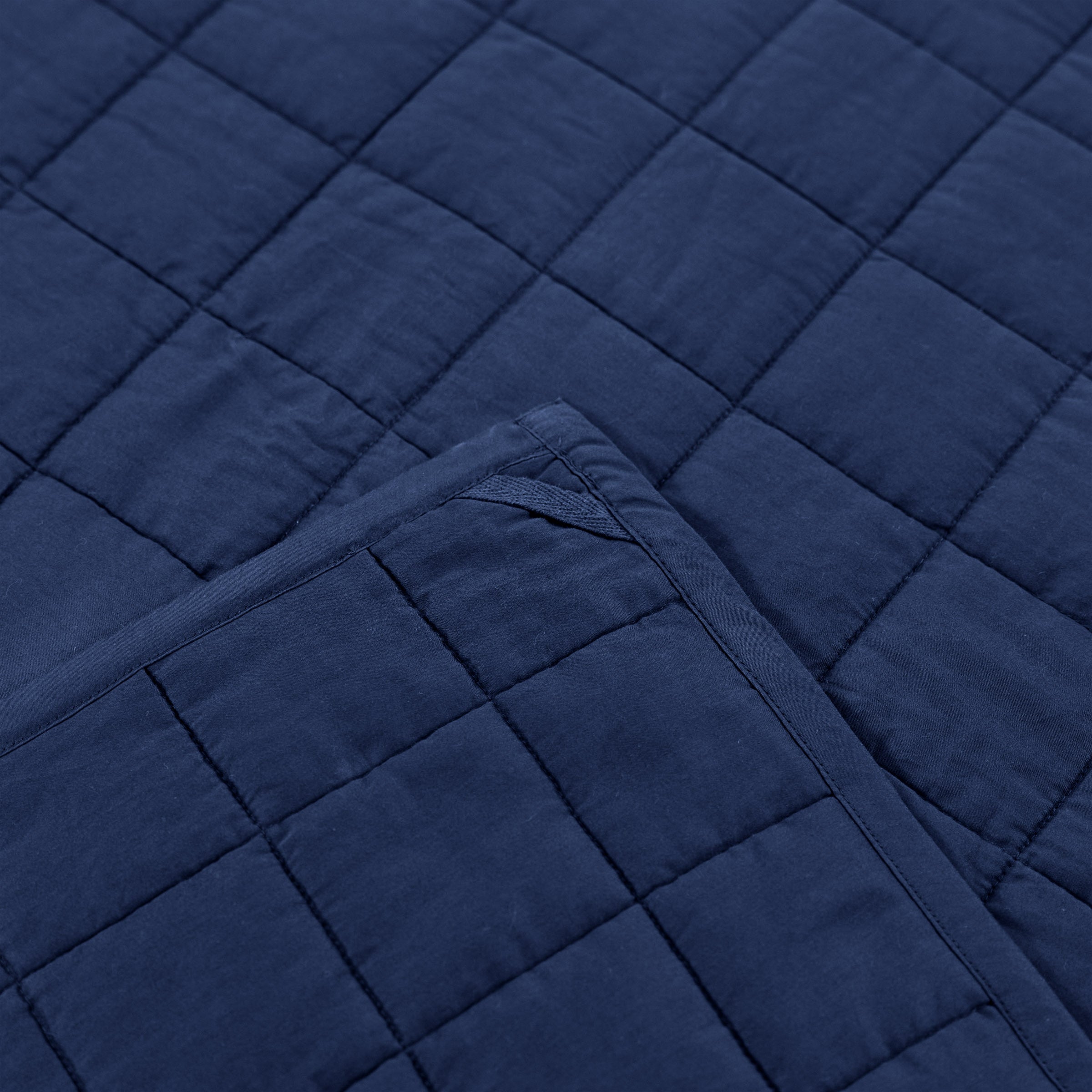 Classic Navy Organic Cotton Quilts