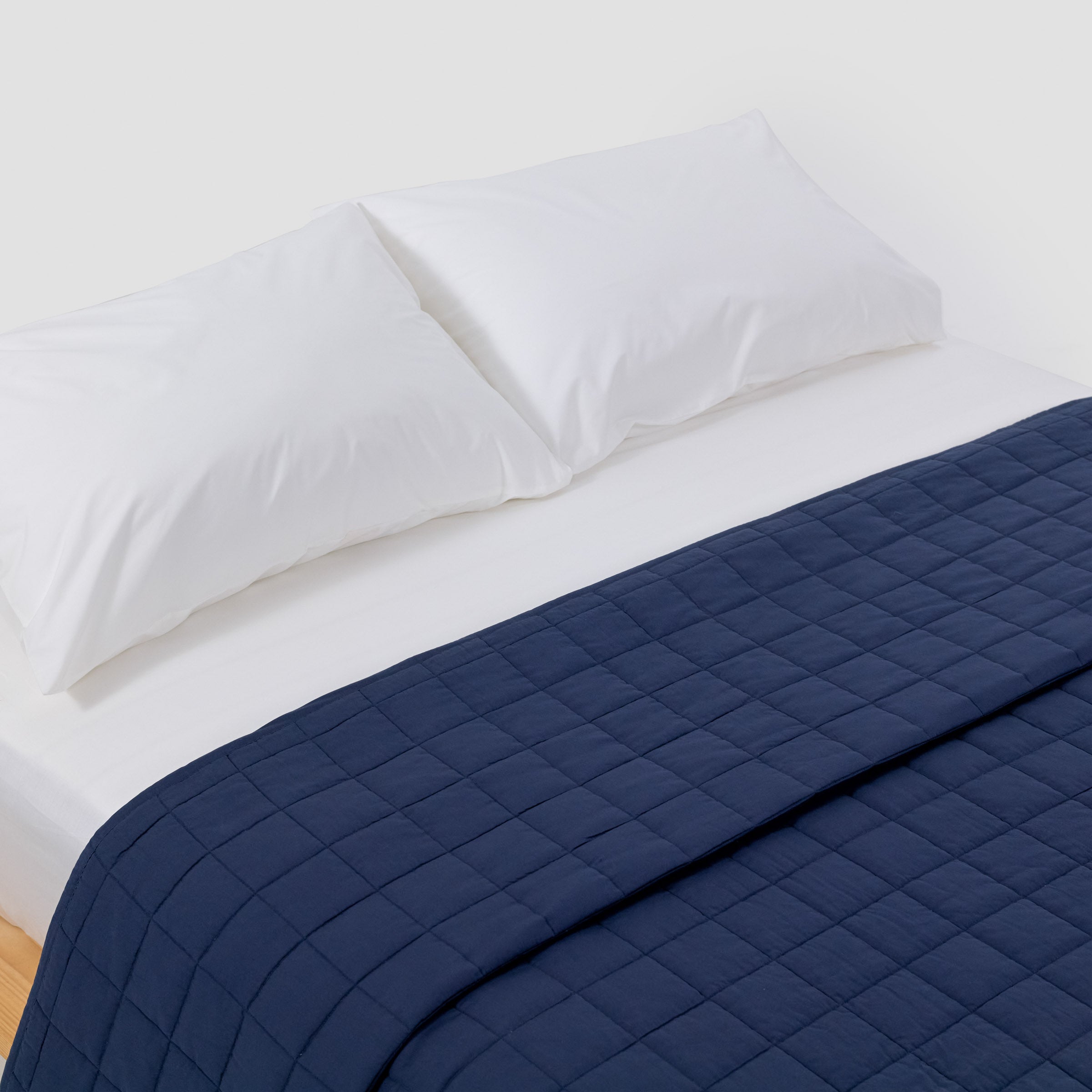Classic Navy Organic Cotton Quilts