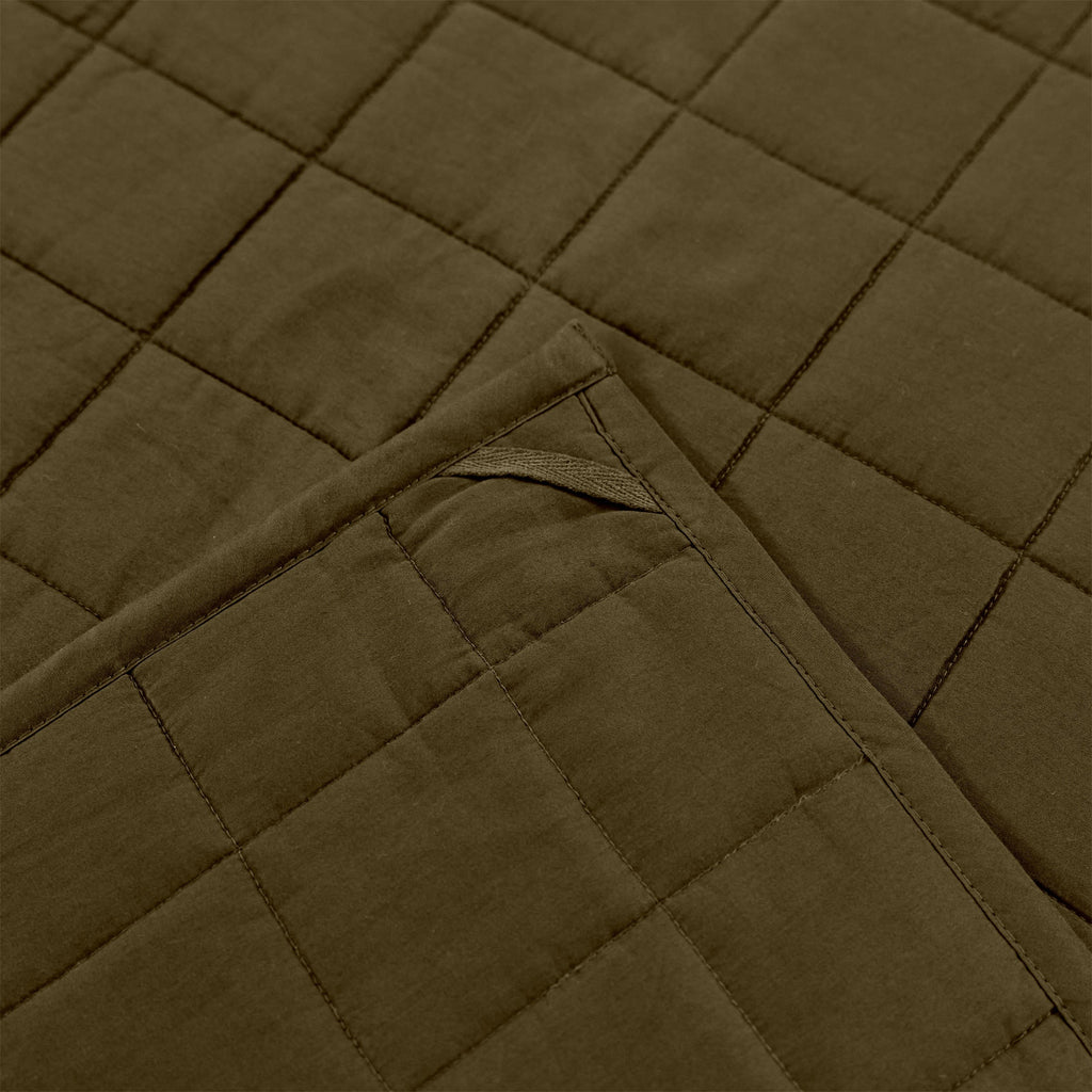Classic Moss Organic Cotton Quilts