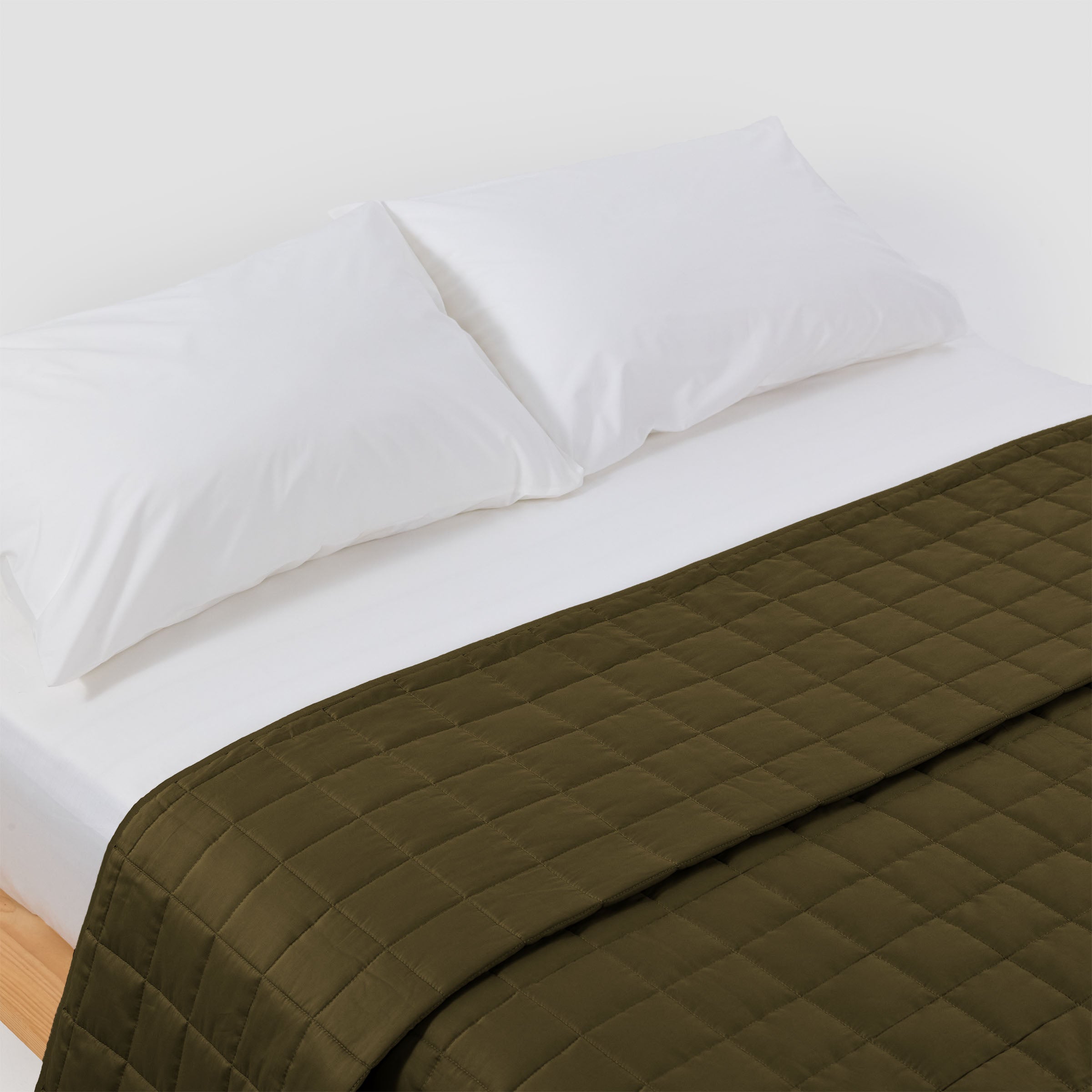 Classic Moss Organic Cotton Quilts