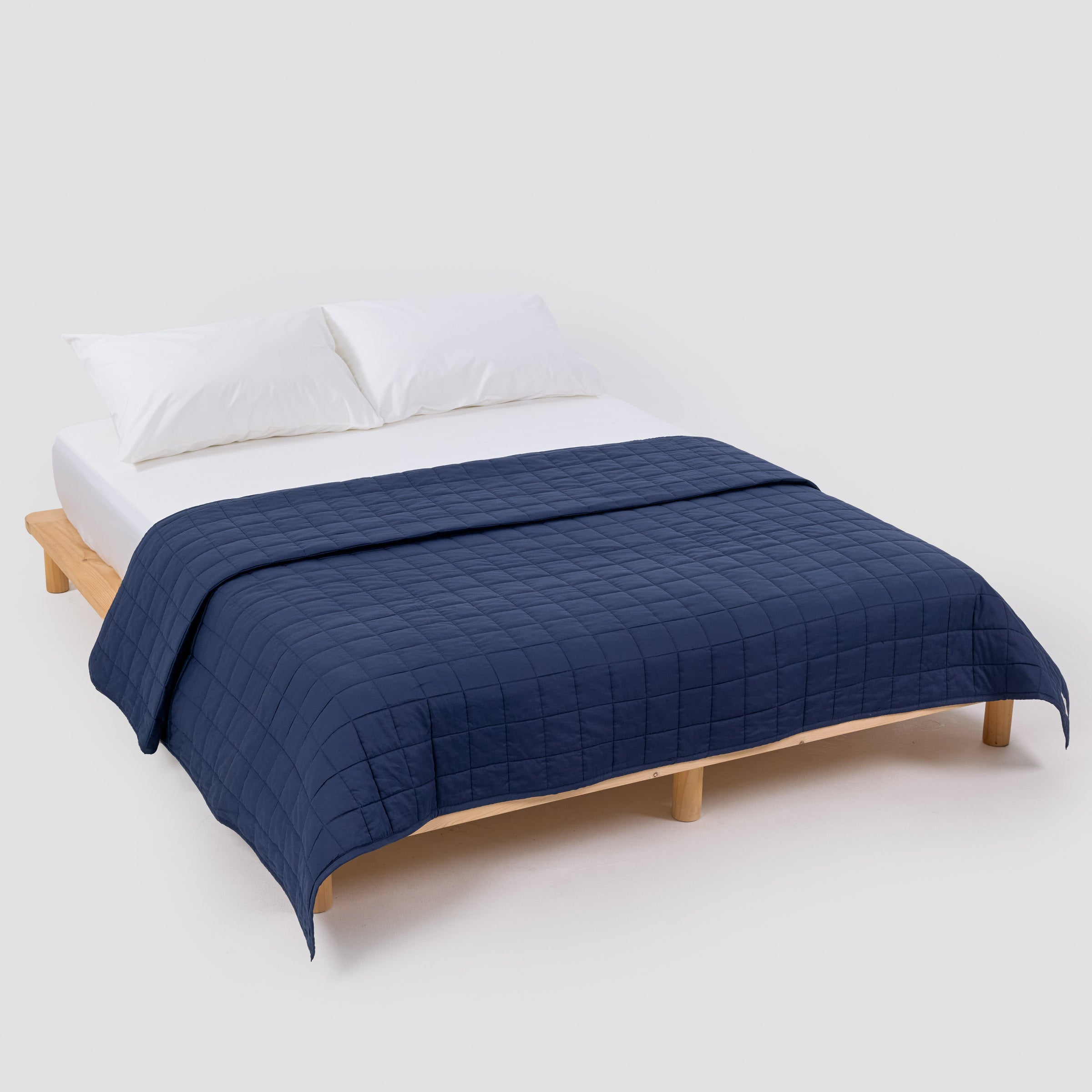 Classic Navy Organic Cotton Quilts