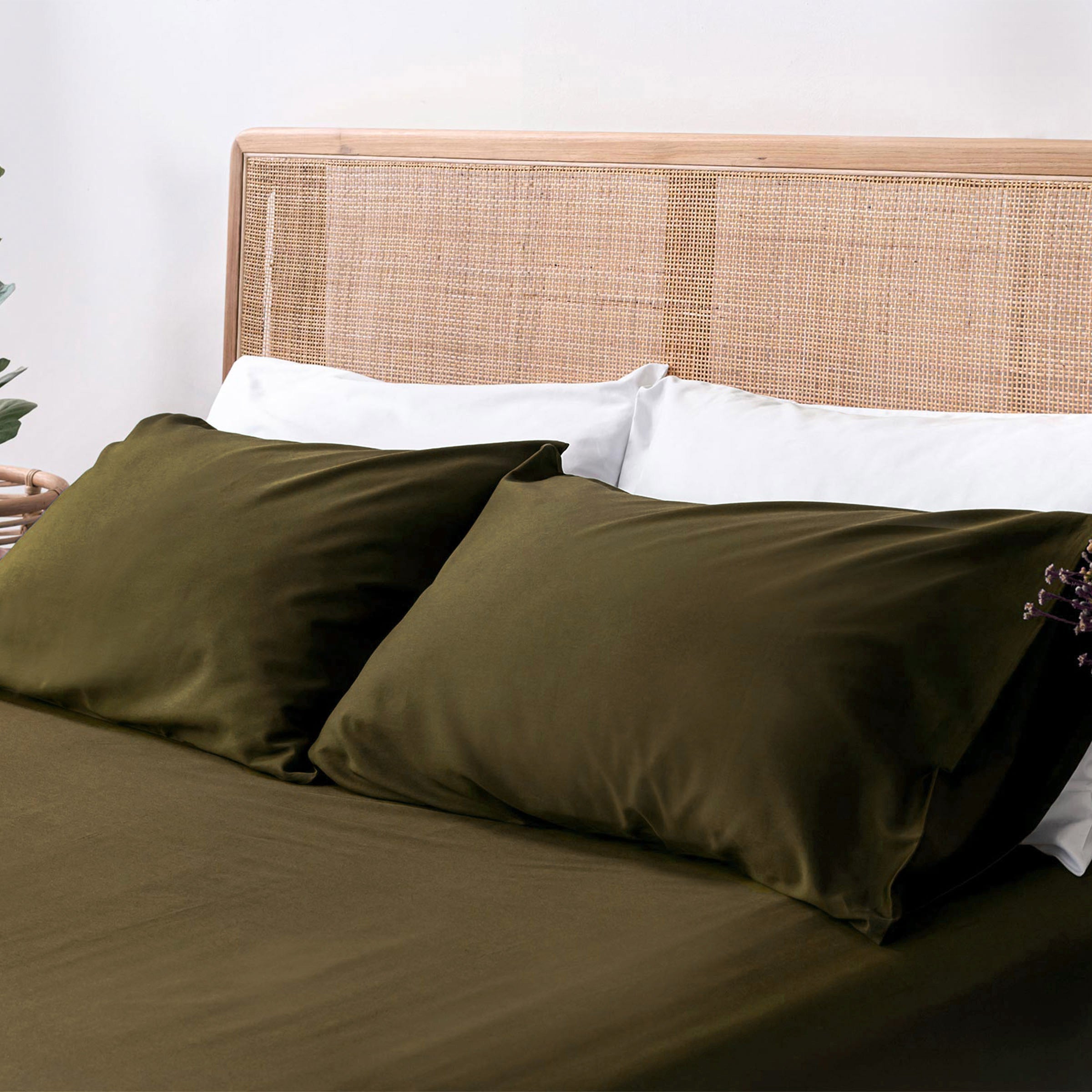 Classic Moss Fitted Sheet Set