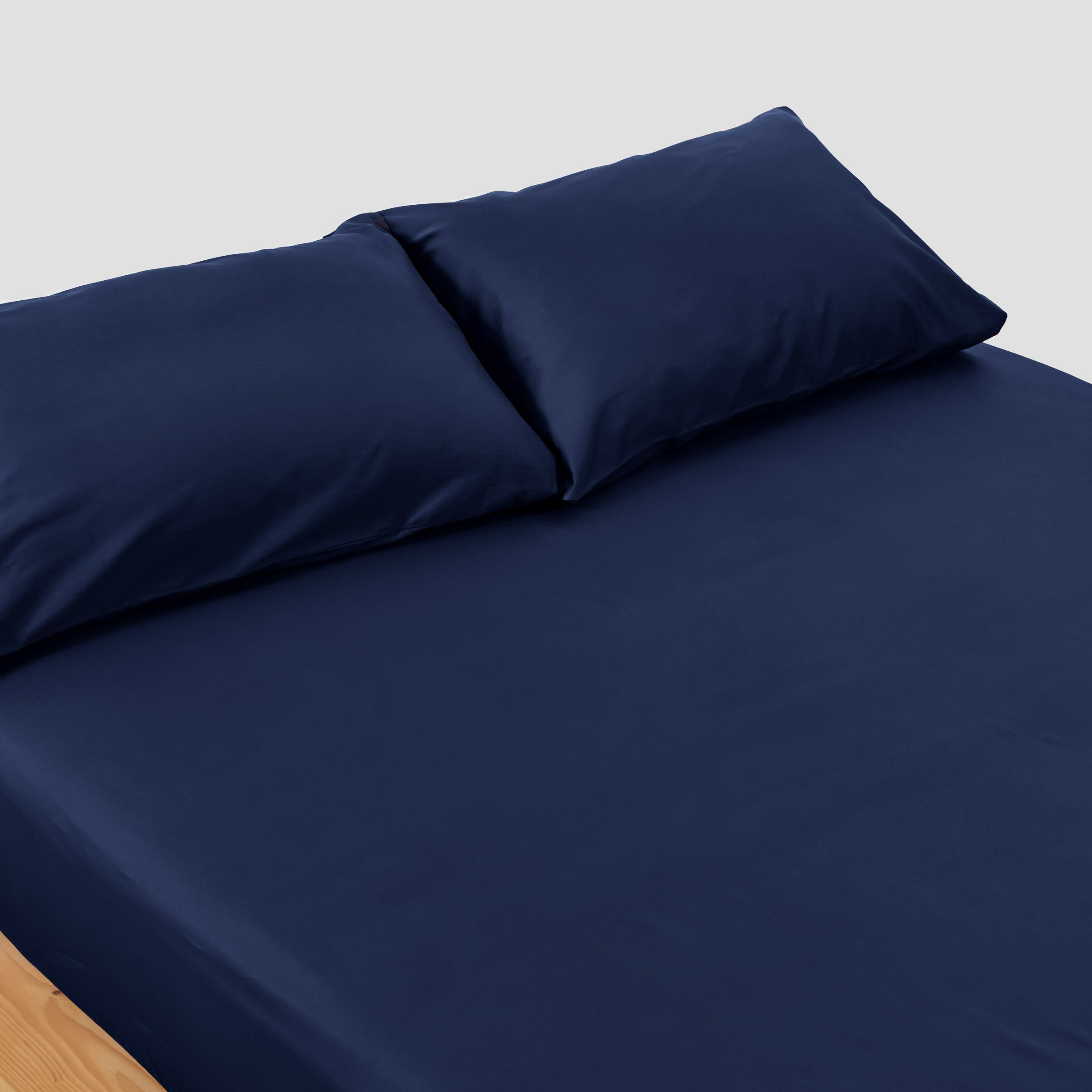 Classic Navy Fitted Sheet Set