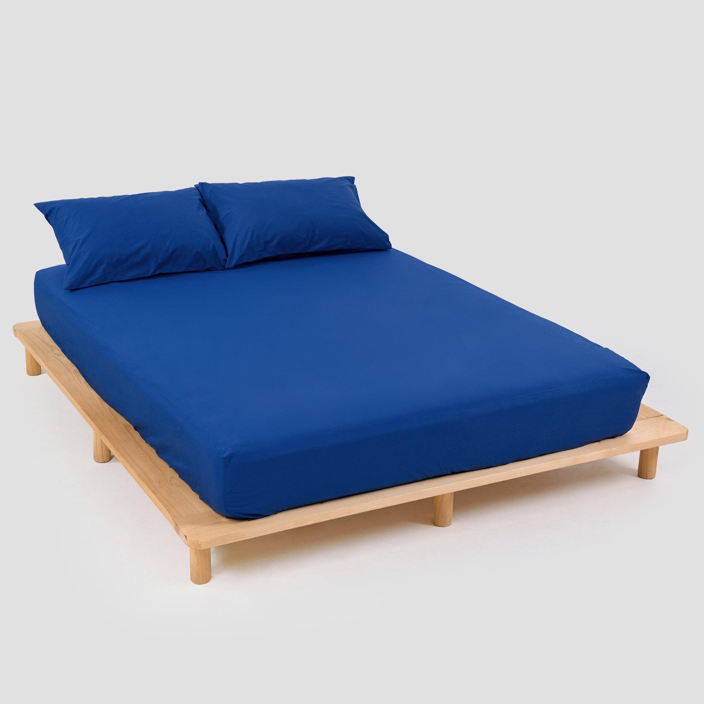 Crisp Cobalt Fitted Sheet (Last Call)