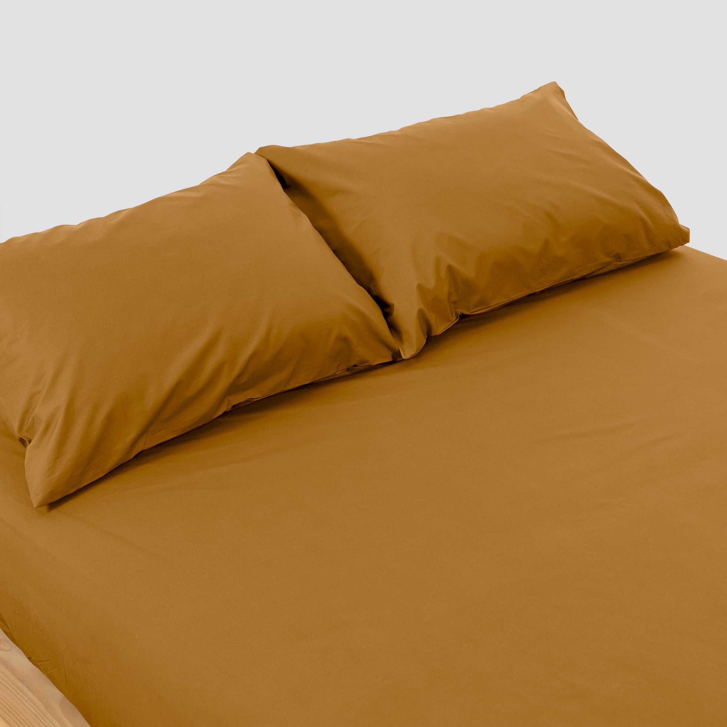 Crisp Mustard Fitted Sheet