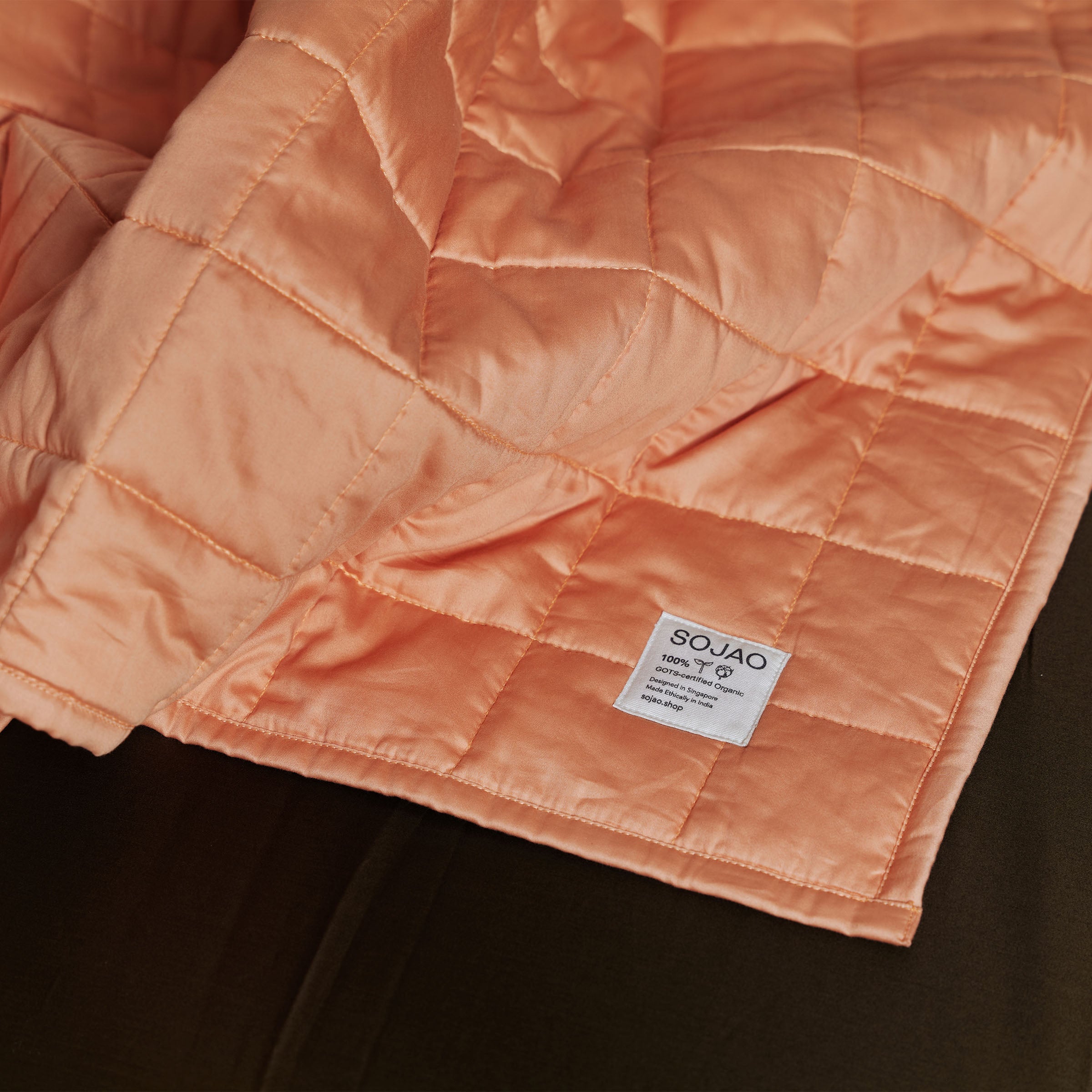 Classic Peach Organic Cotton Quilts