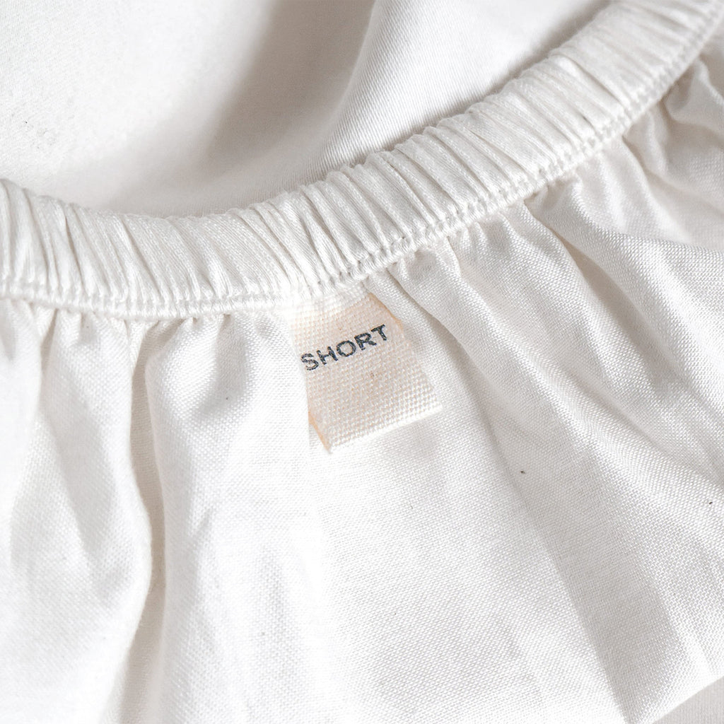 Organic Classic White Baby Cot Fitted Sheet (Bundle of 3)