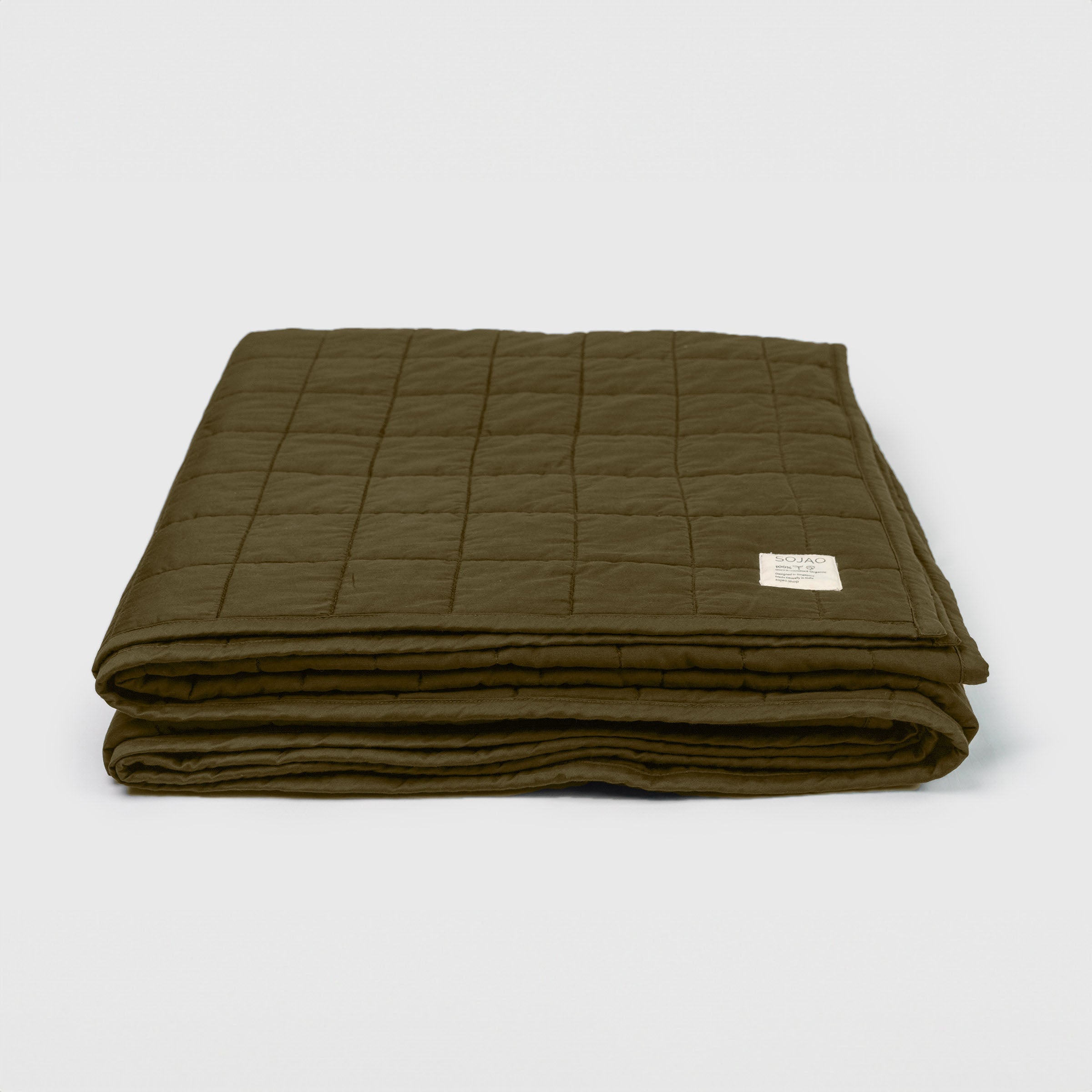 Classic Moss Organic Cotton Quilts